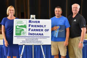 Thumbnail for the post titled: State Conservation Awards presented to Indiana Farmers at State Fair Ceremony