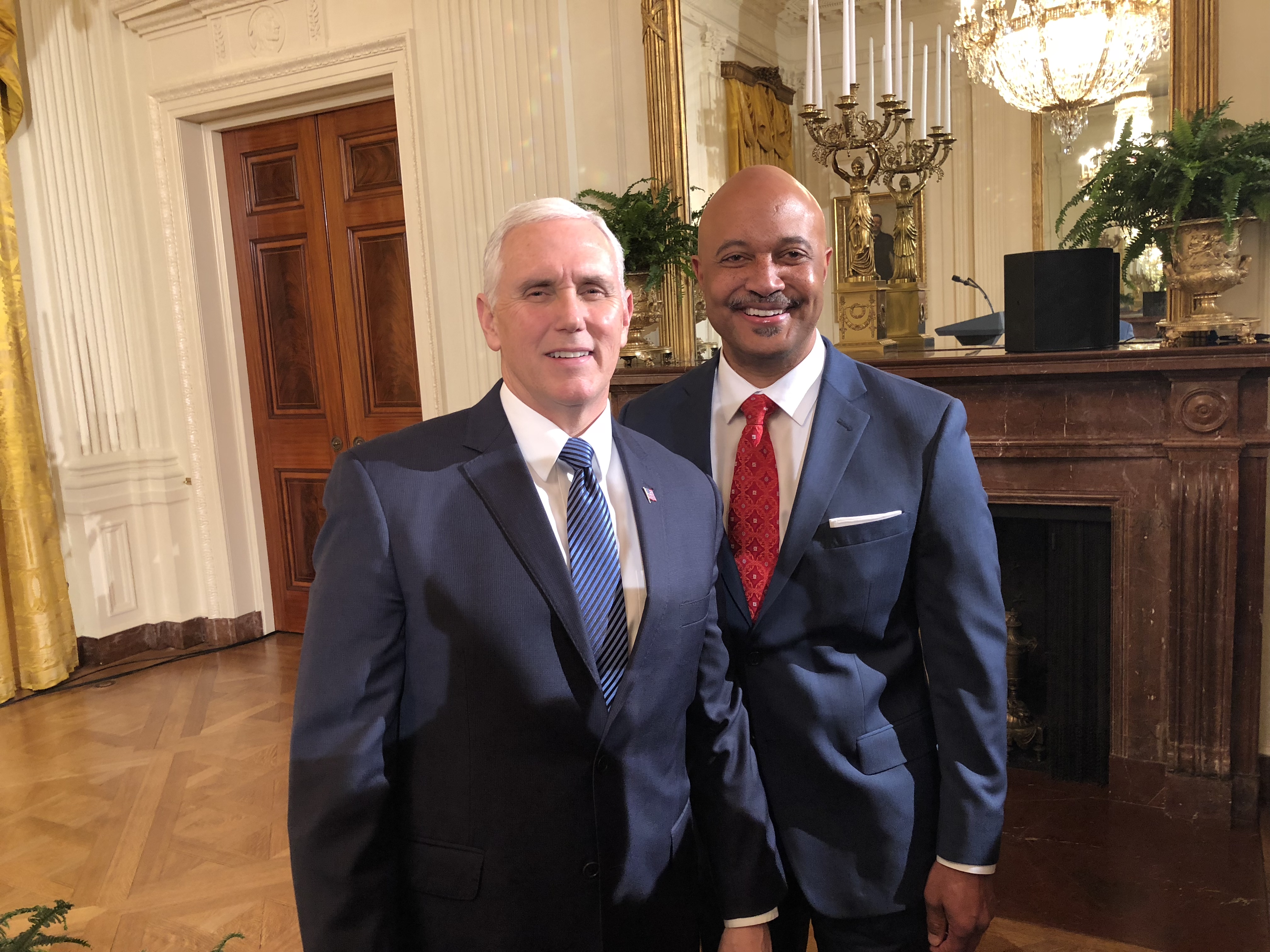Thumbnail for the post titled: AG Curtis Hill meets with President Trump and other leaders during White House event celebrating Black History Month