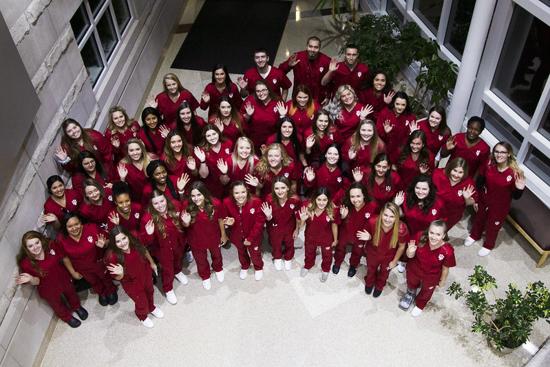 Thumbnail for the post titled: Indiana University Kokomo School of Nursing welcomes 48 students to program
