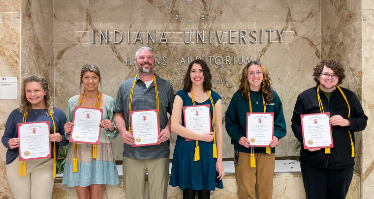 Thumbnail for the post titled: Indiana University Kokomo students, faculty, selected for honor societies