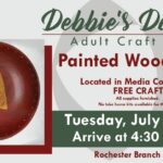 Debbie’s Dandies Adult Craft Class: Painted Wood Bowl