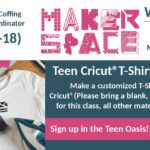 Makerspace: Teen Cricut T-Shirt Workshop
