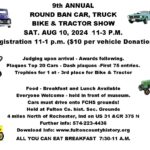 9th Annual Round Barn Car, Truck, Bike and Tractor Show